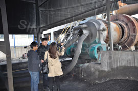 Kazakstan visited asphalt plant at working